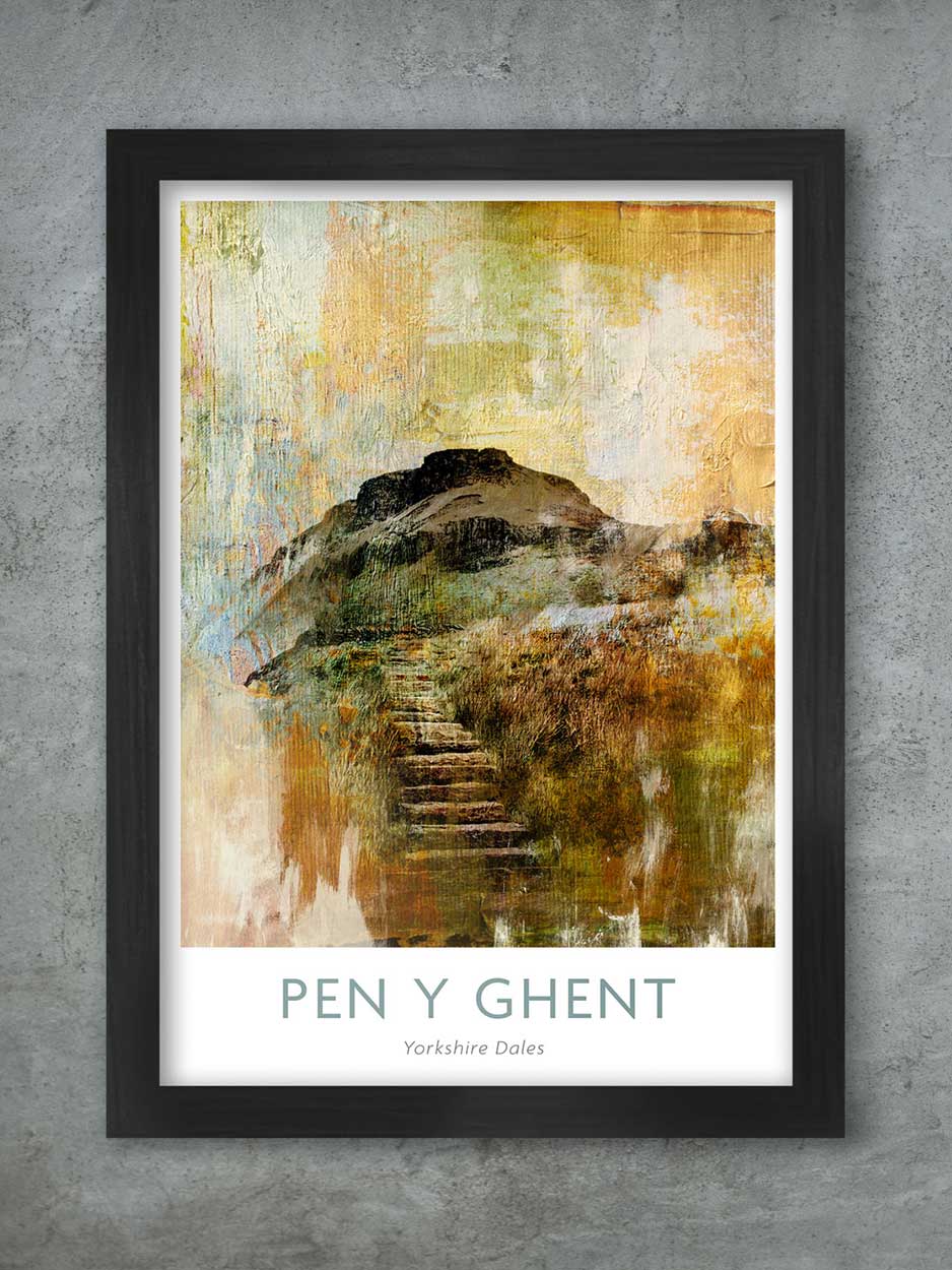 Pen Y Ghent - Abstract Poster print