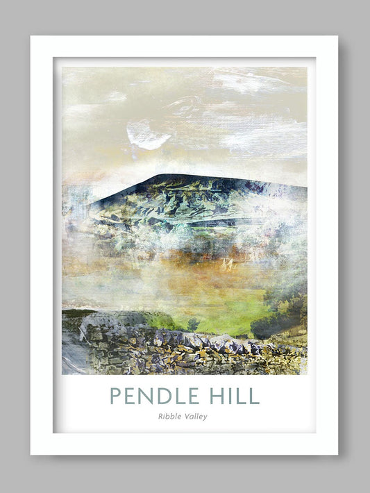 Pendle Hill Poster Print