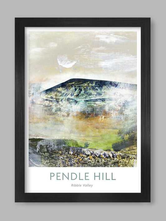 Pendle Hill poster print