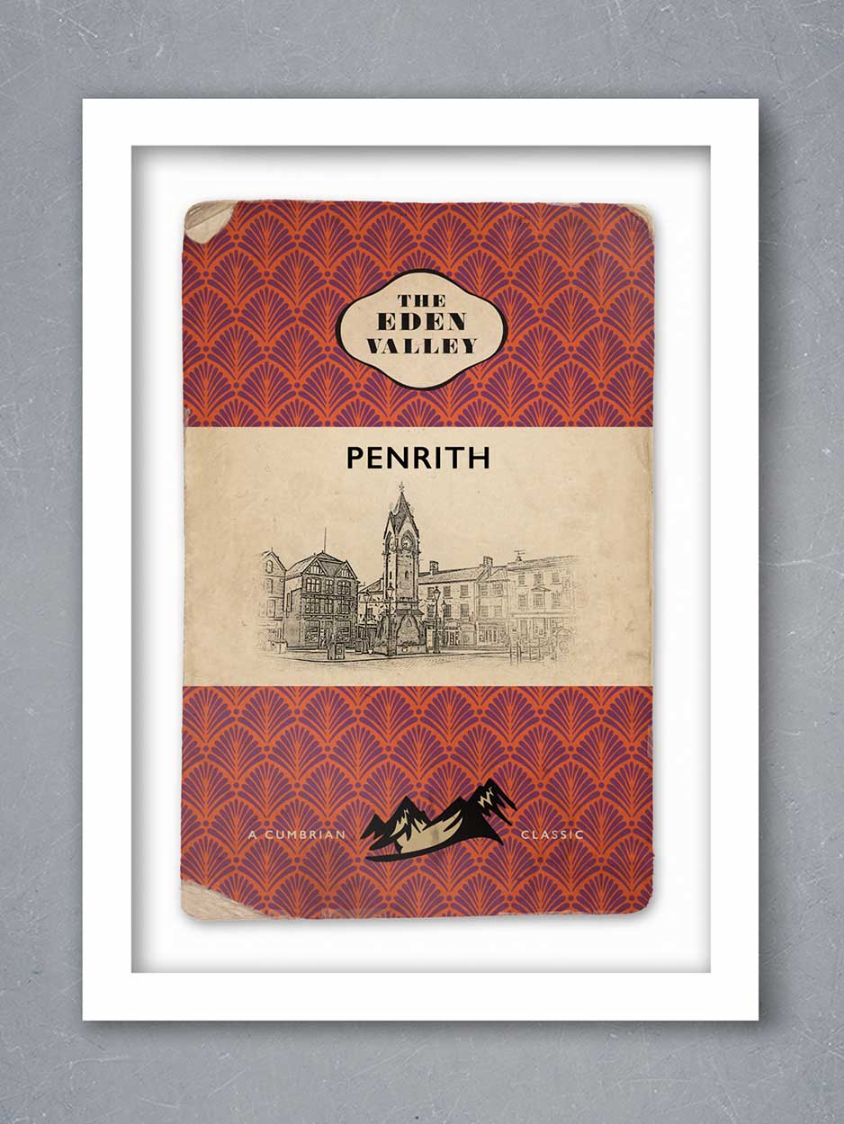 penrith poster old book jacket style