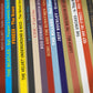 Record Collection - Music Poster. Based on vinyl album cover spines and includes The Beatles, Queen and many more.