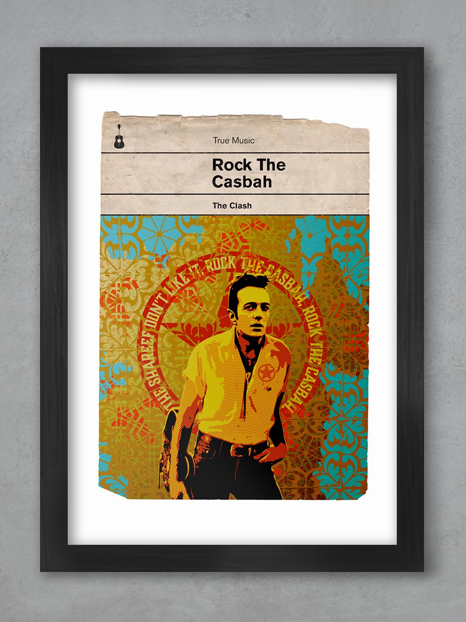 Rock The Casbah - The Clash Book Jacket Print.