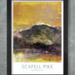 Scafell Pike 3 Peaks Poster print