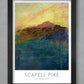 Scafell Pike abstract print