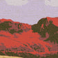 The highest peak in England. Scafell PIke retro styled Lake District poster print