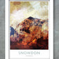 Snowdon Abstract Print