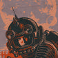 Space oddity - David Bowie Book Jacket Print. Inspired by the old retro Penguin book covers 