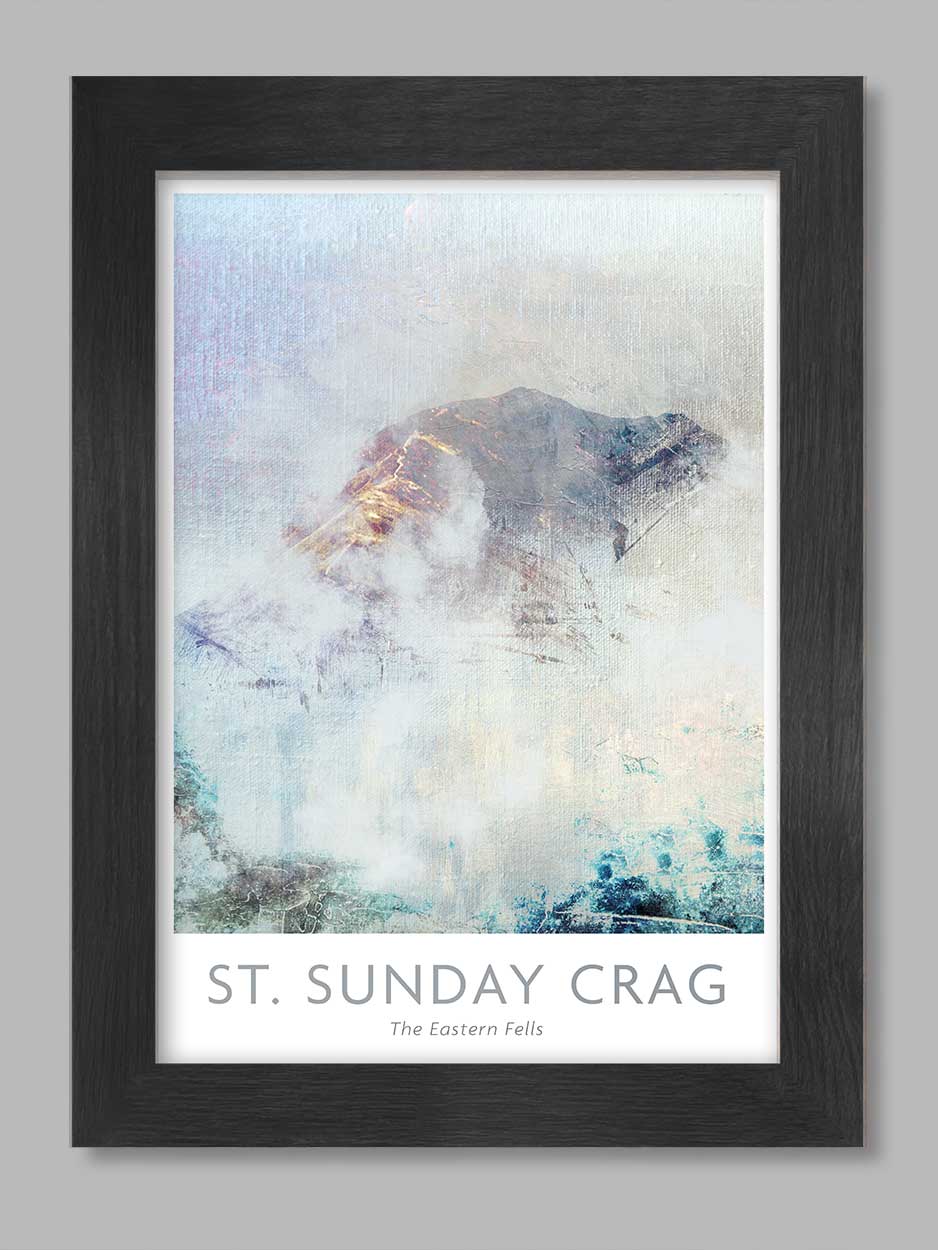 St Sunday Crag A4 poster
