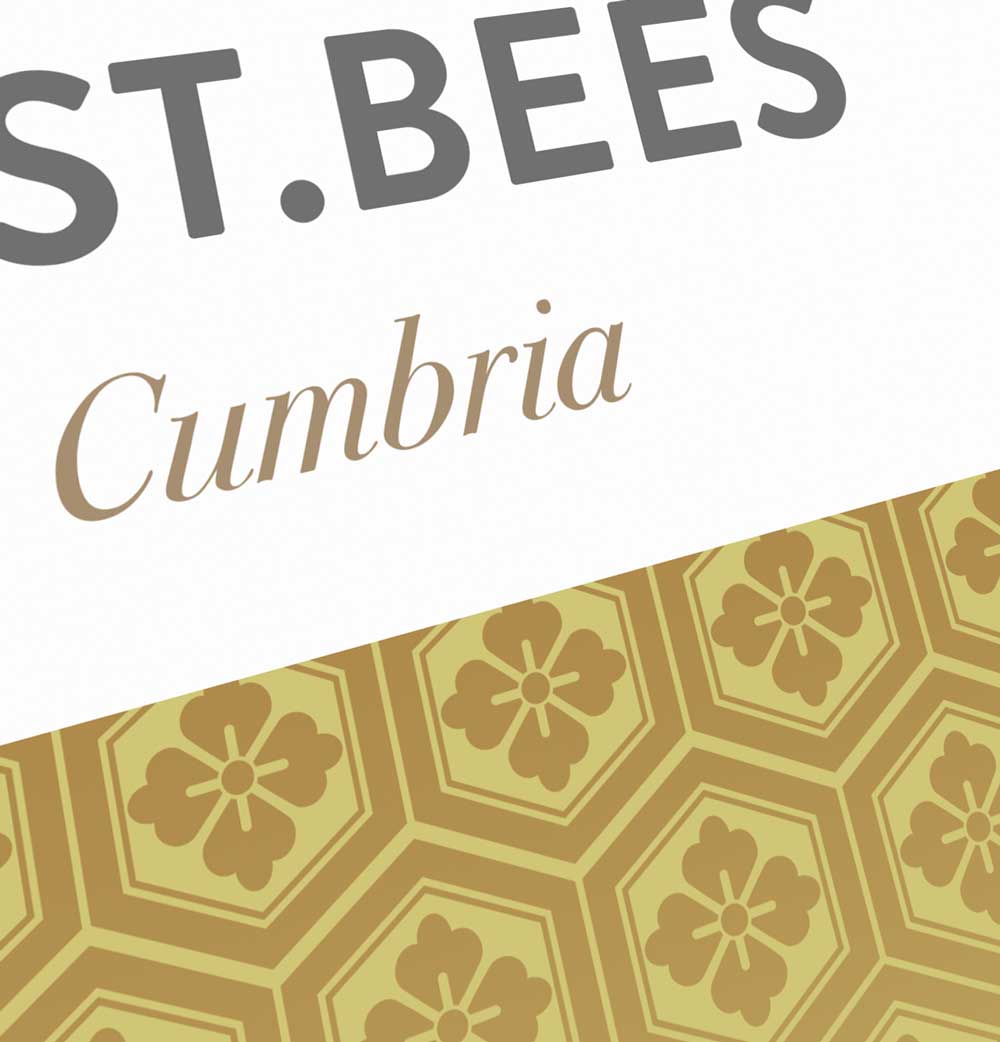 St.Bees Cumbrian coastal poster