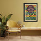 call of the wild - wild swimming poster print
