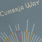 The Cumbria Way Lake District Poster Print
