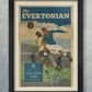 Everton match programme style football poster print