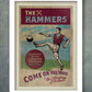 Retro style West Ham match programme style poster