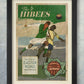Hibernian, Hibs match programme retro style poster print GGTTH