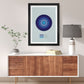 contemporary modern lake district lakes poster