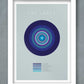 infographic abstract lakes of the lake district print