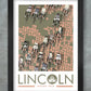The Lincoln Grand Prix - Cycling Poster print Posters The Northern Line 