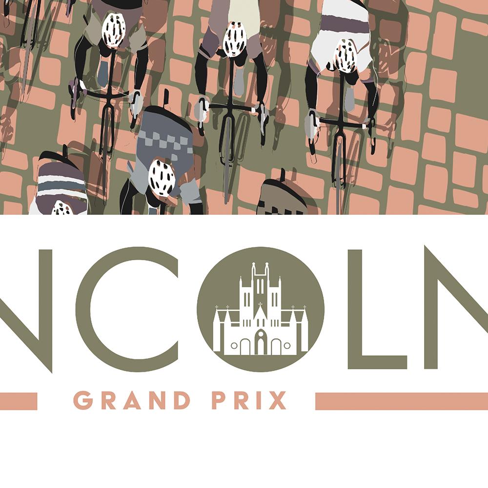 The Lincoln Grand Prix - Cycling Poster print Posters The Northern Line 