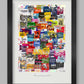 Old gig posters music print. The Meaning of Live