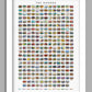 Munros  poster print. Scottish Munros mountaineering