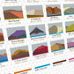 Scottish mountains, the munros poster print, the 282 Munros