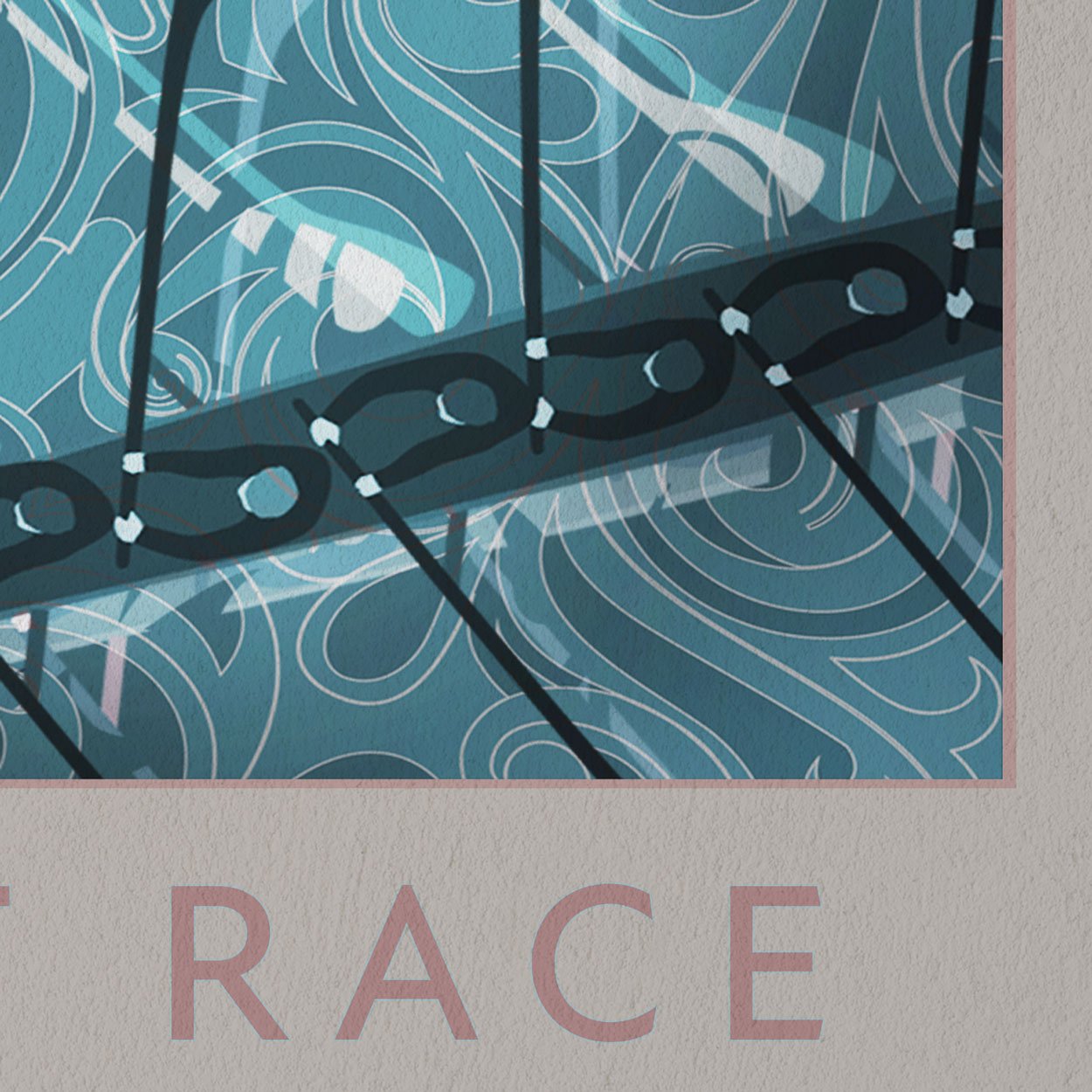 THE BOAT RACE POSTER PRINT