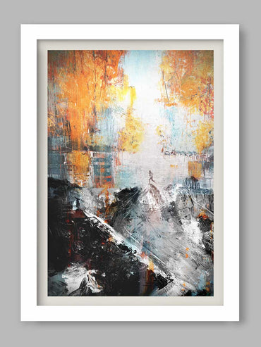 The Runner. Cross country and fell running poster