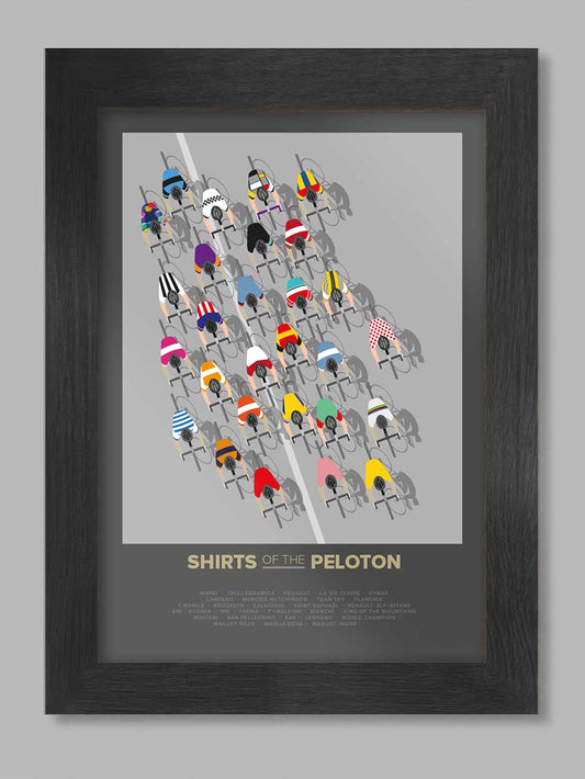 shirts of the peloton poster