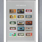 The Smiths Tapes - cassette tape style poster featuring their hit singles.