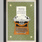 Virginia Woolfe Quote Print. Literary Quotes