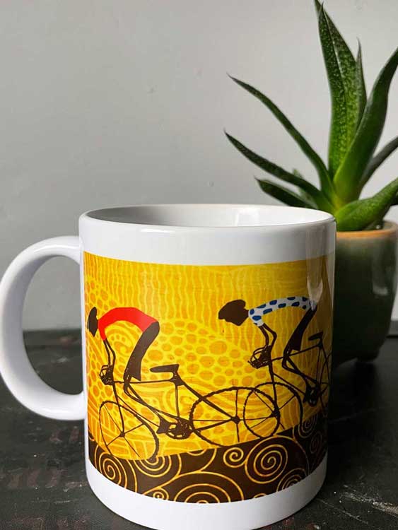 vuelta cycling mug