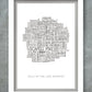 Wainwright Fells Type Poster