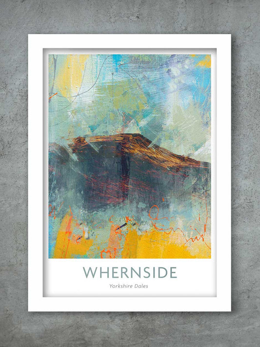 Whernside - 3 Peaks Abstract Poster print