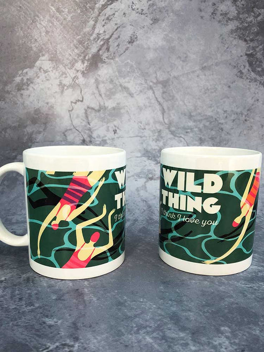Wild Swimming Mug Designed by The Northern Line Kitchen and Dining TNL 