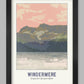Windermere Lake District Poster - England's largest Lake