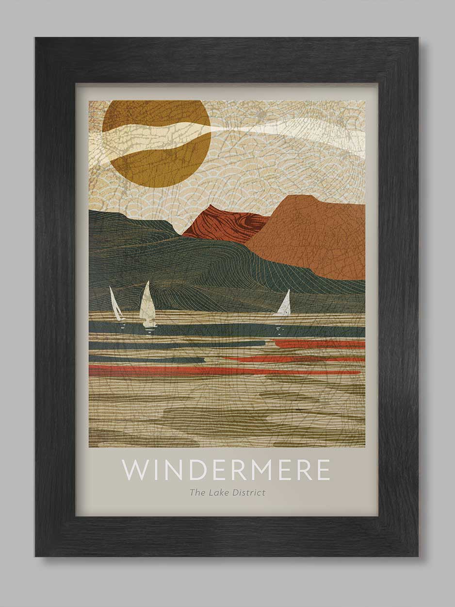 Windermere A4 poster