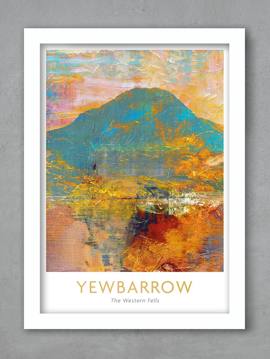 Yewbarrow Lake District Poster
