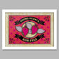 Young Hearts Run Free Music Poster Print - retro matchbox style